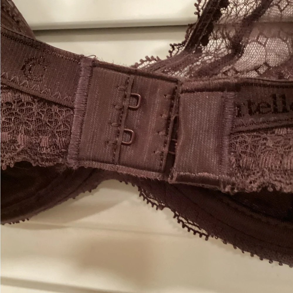 Chantelle Chic & Sexy Plunge Lace Bra - Rich Brown Rare color